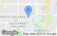 Map of Bowness, AB