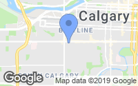 Map of Bowness, AB