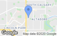 Map of Bowness, AB