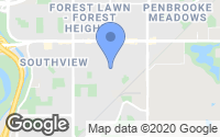 Map of Bowness, AB